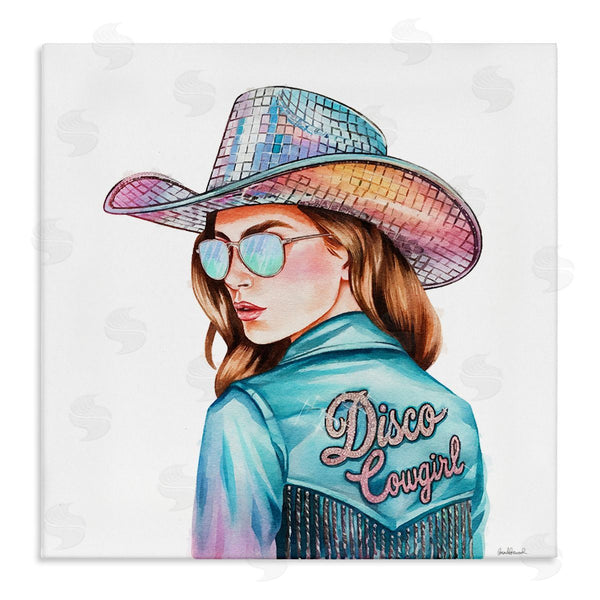 Stupell Industries Amanda Greenwood | Disco Cowgirl Portrait