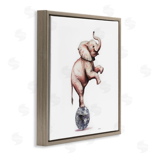 Stupell Industries Amanda Greenwood | Elephant On Disco Ball