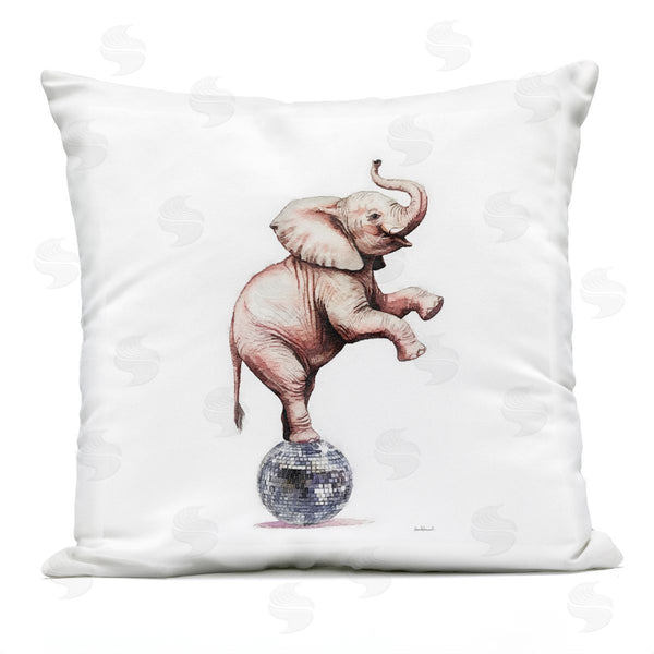 Stupell Industries Amanda Greenwood | Elephant On Disco Ball Printed Throw Pillow