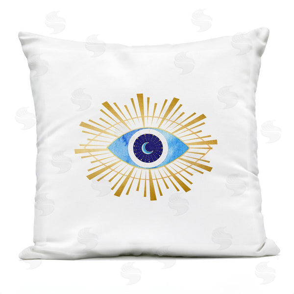 Stupell Industries Amanda Greenwood | Evil Eye Crescent Moon Printed Throw Pillow