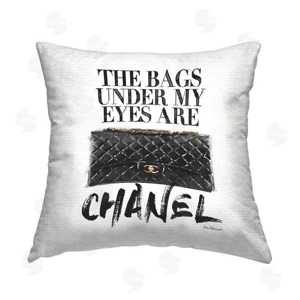 Stupell Industries Amanda Greenwood | Eye Bags Are Designer Fun Glam Printed Throw Pillow