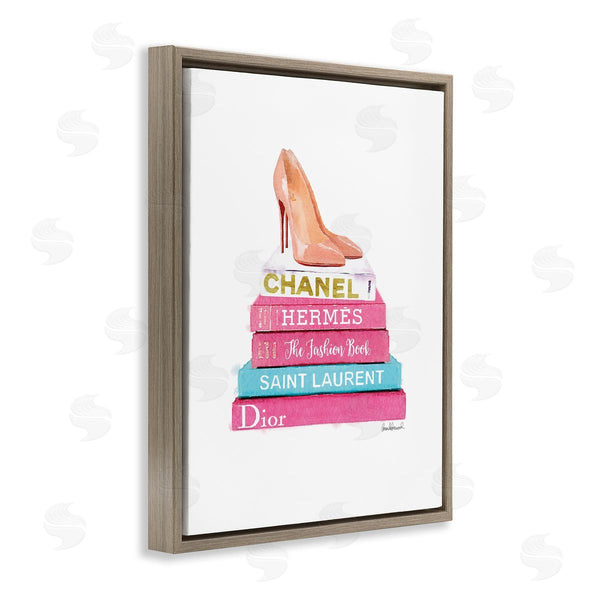 Stupell Industries Amanda Greenwood | Fashion Bookstack Heels