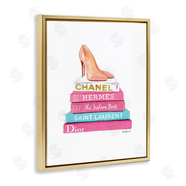 Stupell Industries Amanda Greenwood | Fashion Bookstack Heels