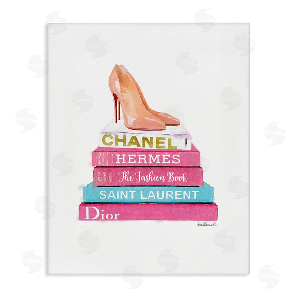 stupell industries Amanda Greenwood | Fashion Bookstack Heels