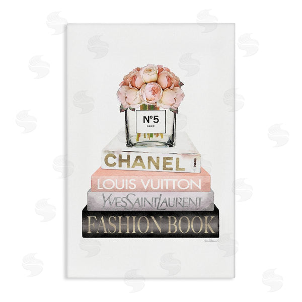 stupell industries Amanda Greenwood | Fashion Bookstack Peonies
