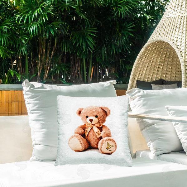 Stupell Industries Amanda Greenwood | Fashion Brand Bear Printed Throw Pillow