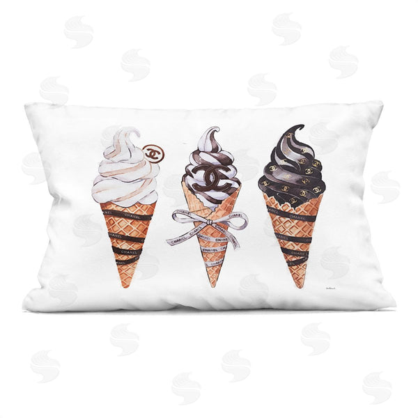 stupell industries Amanda Greenwood | Fashion Brand Ice Cream Printed Throw Pillow