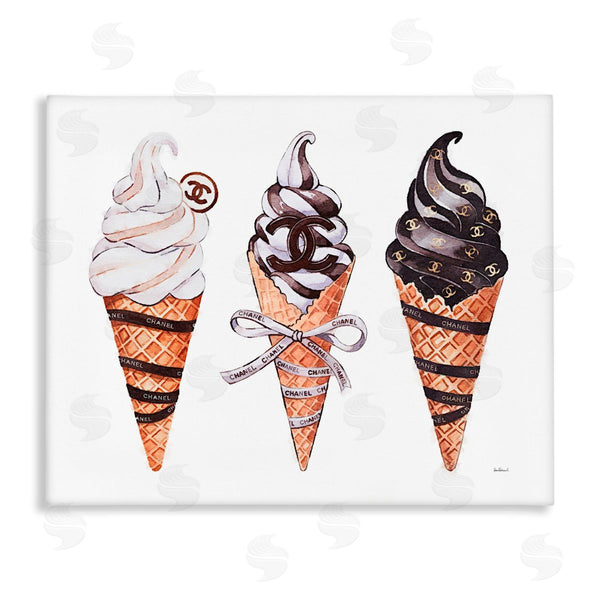stupell industries Amanda Greenwood | Fashion Brand Ice Cream Wall Art