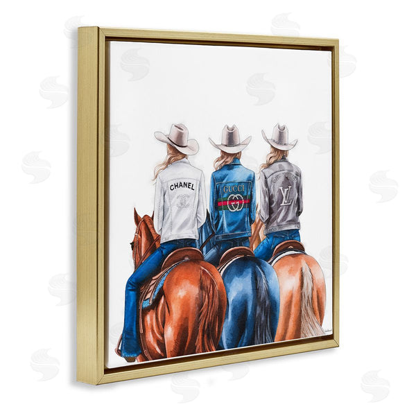 Stupell Industries Amanda Greenwood | Fashion Trend Cowgirls