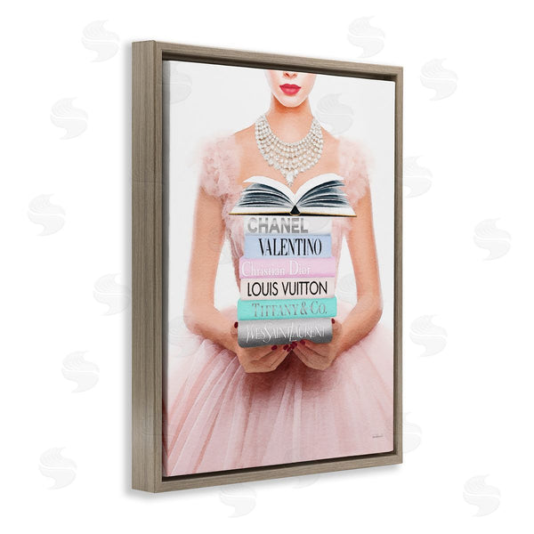Stupell Industries Amanda Greenwood | Fashionista Girl & Books