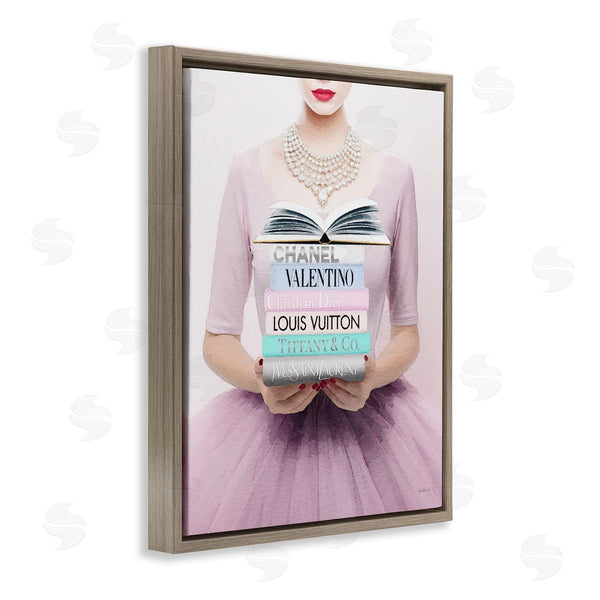 Stupell Industries Amanda Greenwood | Fashionista With Books
