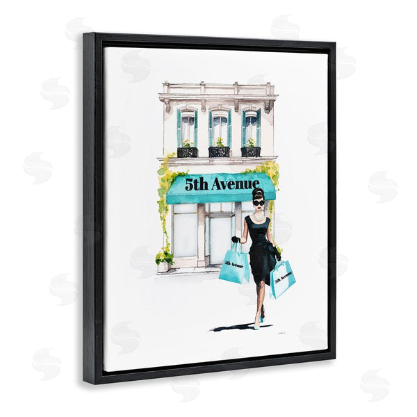 Stupell Industries Amanda Greenwood | Fashionista With Shopping Bags Wall Art