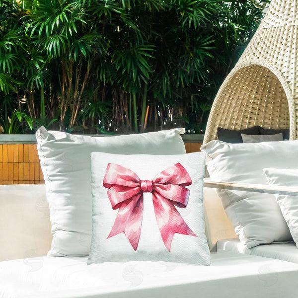 Stupell Industries Amanda Greenwood | Full Pink Ribbon Printed Throw Pillow