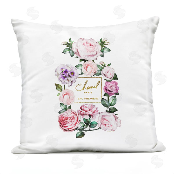 Stupell Industries Amanda Greenwood | Garden Roses Perfume Bottle Printed Throw Pillow