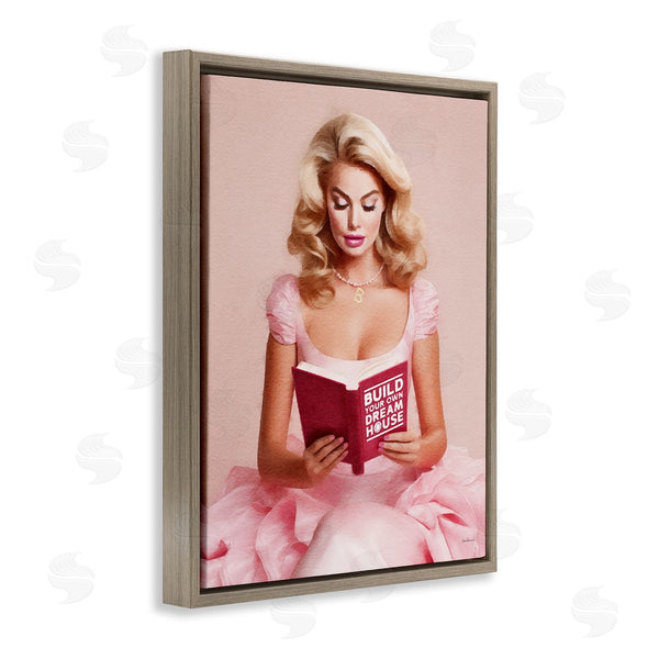 Stupell Industries Amanda Greenwood | Girl In Pink Reading