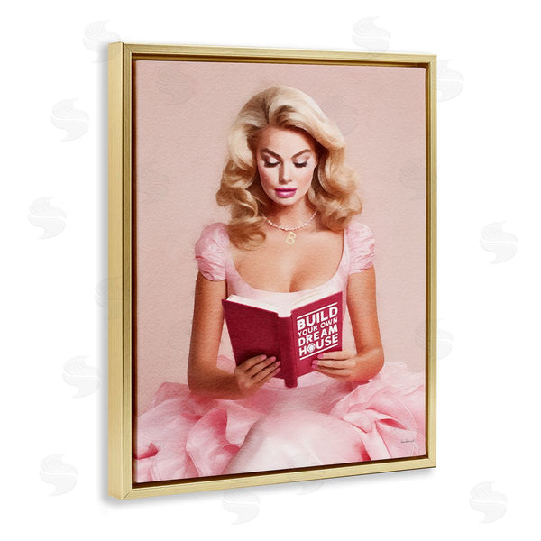 Stupell Industries Amanda Greenwood | Girl In Pink Reading