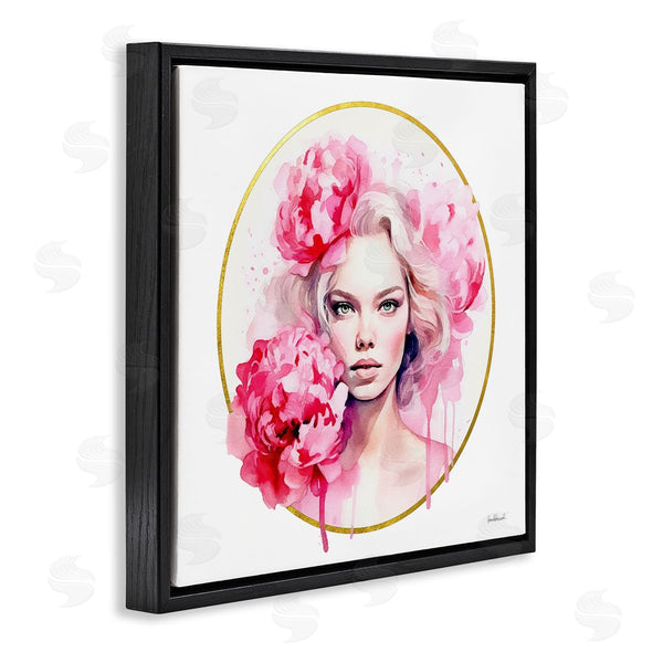 Stupell Industries Amanda Greenwood | Girl With Carnations Portrait Wall Art