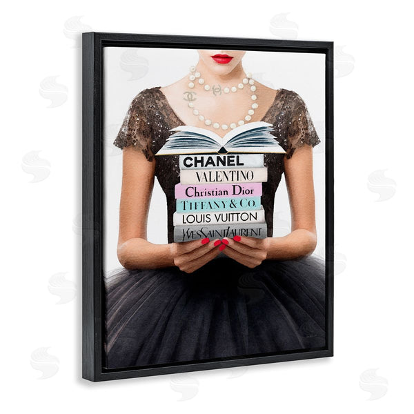 Stupell Industries Amanda Greenwood | Girl With Fashion Books