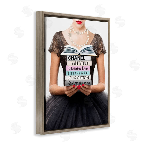 Stupell Industries Amanda Greenwood | Girl With Fashion Books