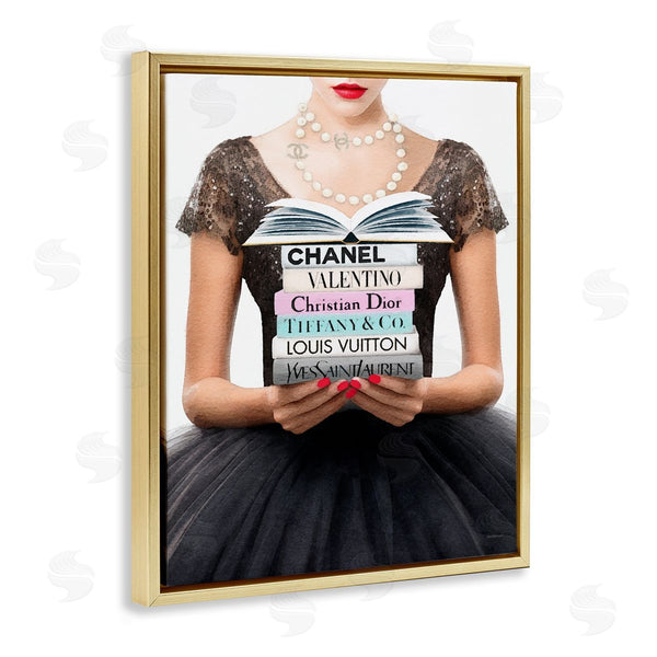 Stupell Industries Amanda Greenwood | Girl With Fashion Books
