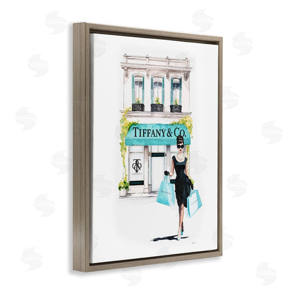 Stupell Industries Amanda Greenwood | Girl With Shopping Bags