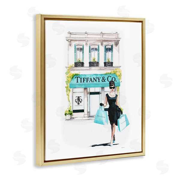 Stupell Industries Amanda Greenwood | Girl With Shopping Bags