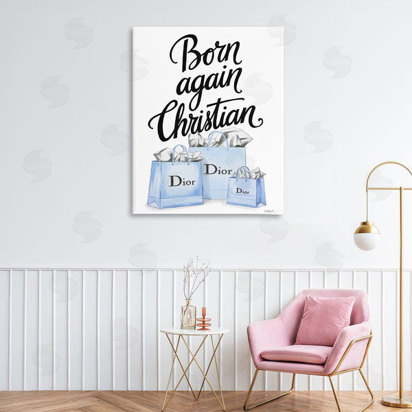 Stupell Industries Amanda Greenwood | Glam Bags Born Again Christian Wall Art