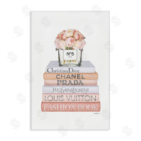 stupell industries Amanda Greenwood | Glam Bookstack and Flowers