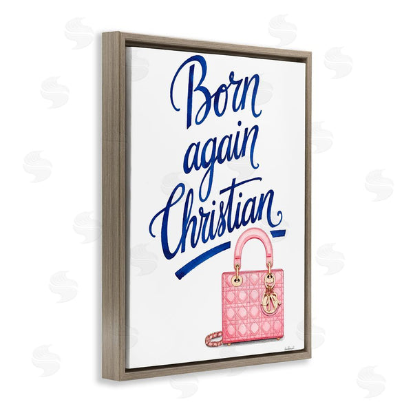 Stupell Industries Amanda Greenwood | Glam Born Again Christian Wall Art