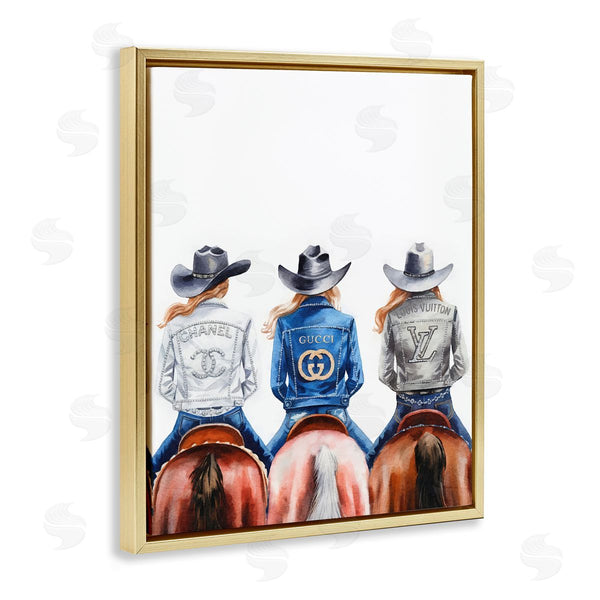 Stupell Industries Amanda Greenwood | Glam Brand Cowgirls