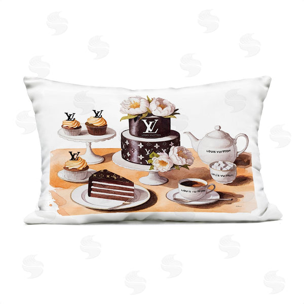 Stupell Industries Amanda Greenwood | Glam Brand Dessert Spread Printed Throw Pillow