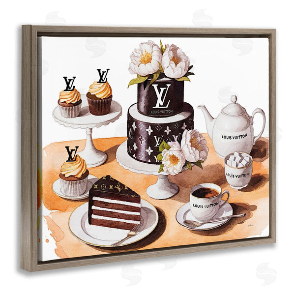 Stupell Industries Amanda Greenwood | Glam Brand Dessert Spread Wall Art