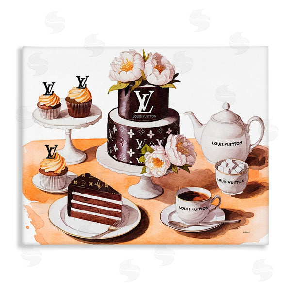 stupell industries Amanda Greenwood | Glam Brand Dessert Spread Wall Art