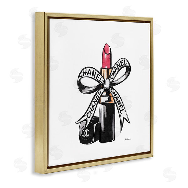 Stupell Industries Amanda Greenwood | Glam Brand Lipstick Ribbon Wall Art