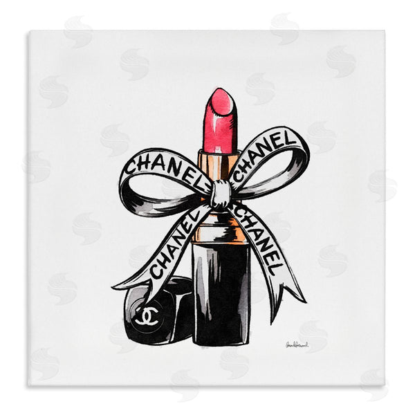 stupell industries Amanda Greenwood | Glam Brand Lipstick Ribbon Wall Art