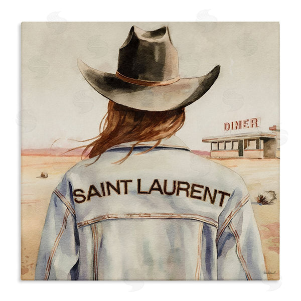 stupell industries Amanda Greenwood | Glam Brunette Cowgirl