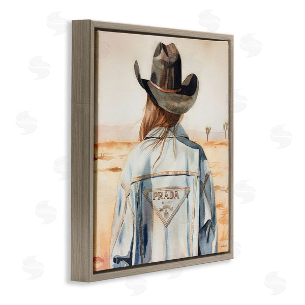 Stupell Industries Amanda Greenwood | Glam Desert Cowgirl