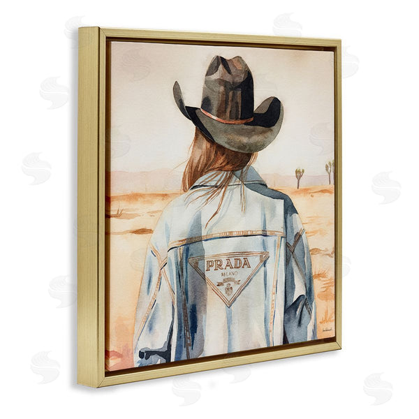 Stupell Industries Amanda Greenwood | Glam Desert Cowgirl