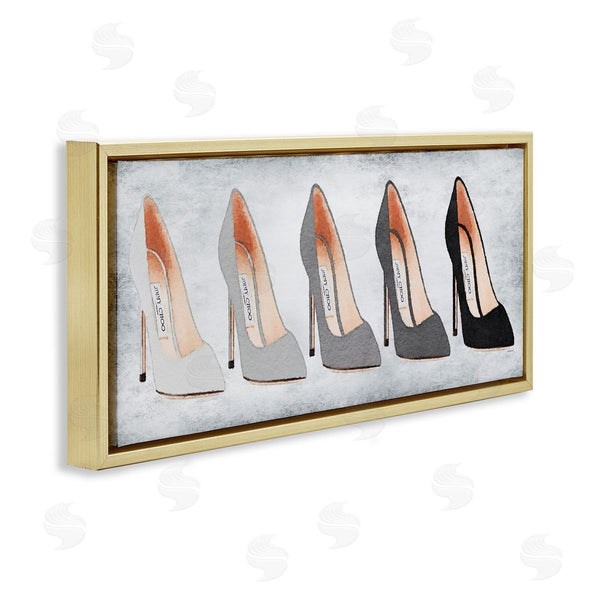 Stupell Industries Amanda Greenwood | Glam High Heels Grey Shades Wall Art