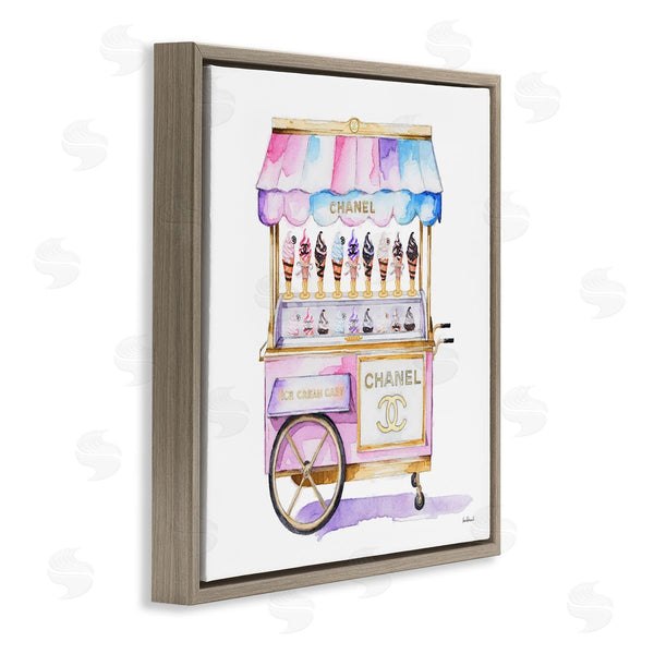Stupell Industries Amanda Greenwood | Glam Ice Cream Cart Wall Art