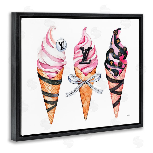 Stupell Industries Amanda Greenwood | Glam Ice Cream Cones