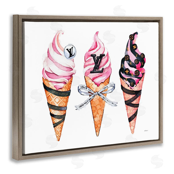 Stupell Industries Amanda Greenwood | Glam Ice Cream Cones