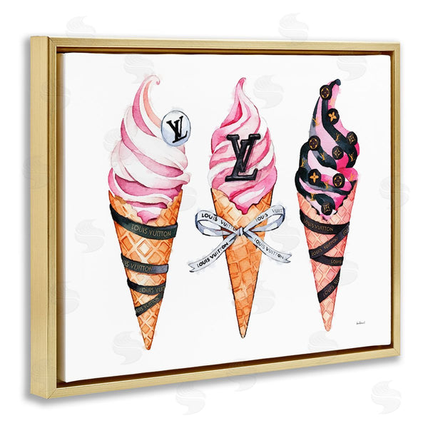 Stupell Industries Amanda Greenwood | Glam Ice Cream Cones