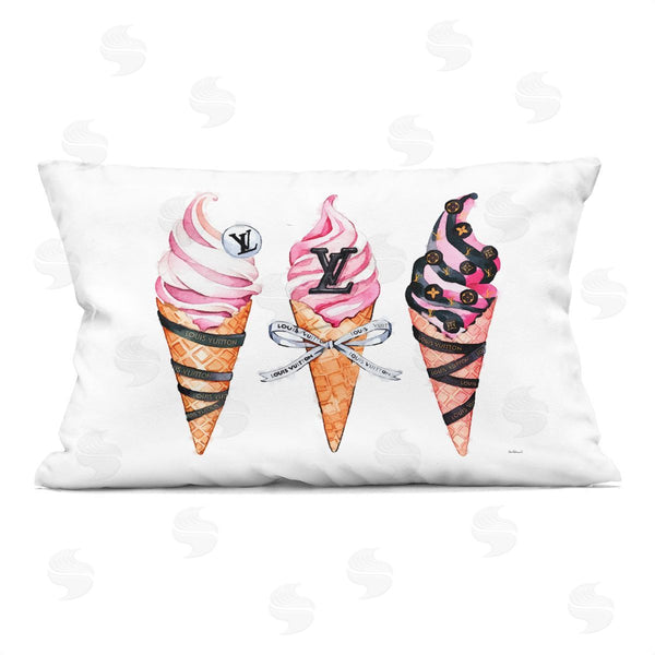 stupell industries Amanda Greenwood | Glam Ice Cream Cones Printed Throw Pillow