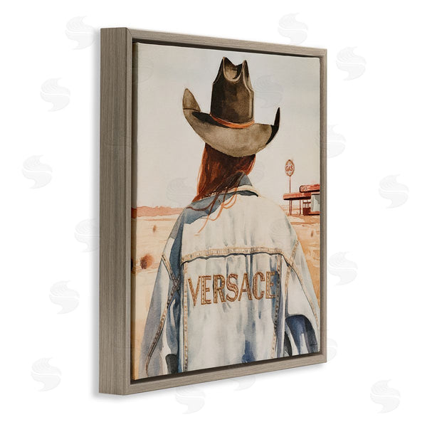 Stupell Industries Amanda Greenwood | Glam Jacket Cowgirl