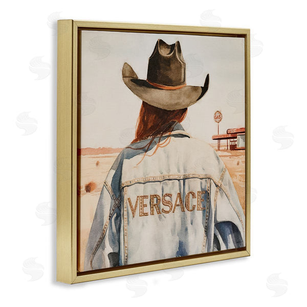 Stupell Industries Amanda Greenwood | Glam Jacket Cowgirl