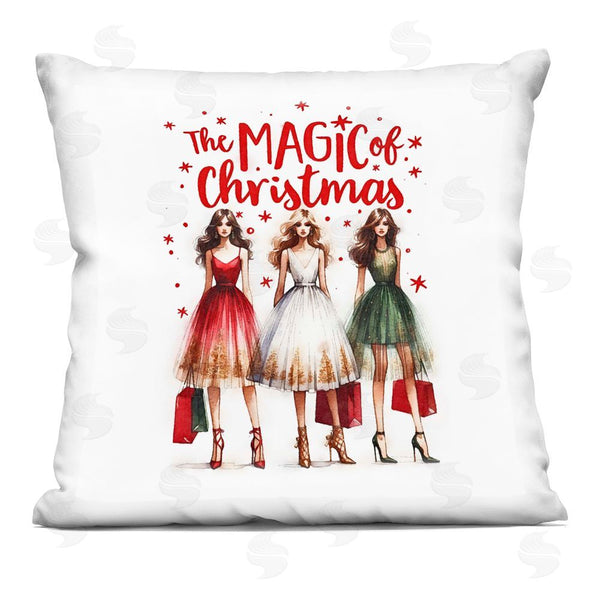 stupell industries Amanda Greenwood | Glam Magic Of Christmas Printed Throw Pillow