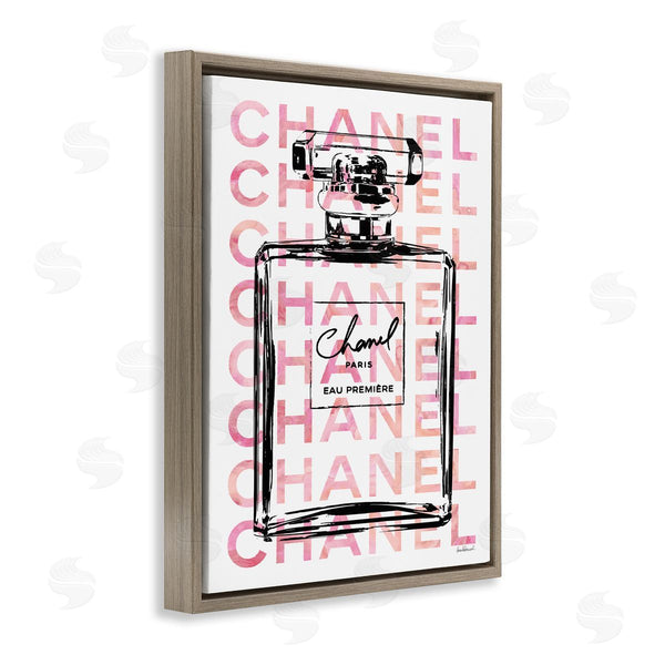 Stupell Industries Amanda Greenwood | Glam Perfume Bottle Brand Text