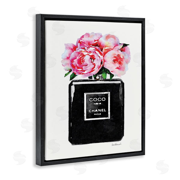 Stupell Industries Amanda Greenwood | Glam Perfume Bottle Flowers