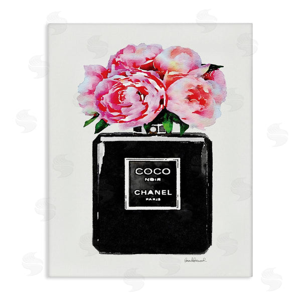 stupell industries Amanda Greenwood | Glam Perfume Bottle Flowers